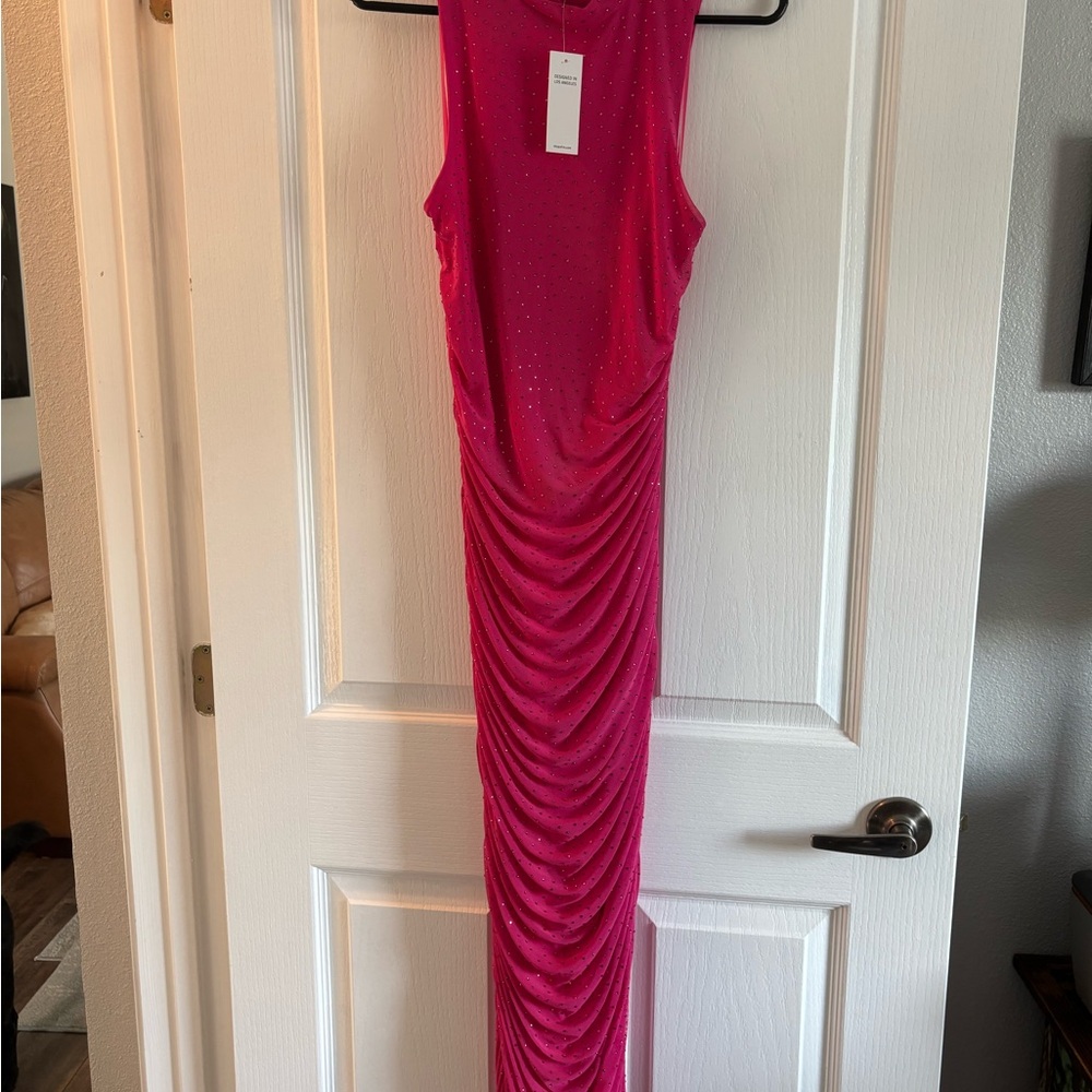 AFRM Pink Maxi Dress